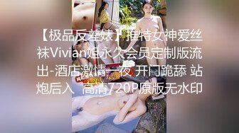 【极品反差婊】推特女神爱丝袜Vivian姐永久会员定制版流出-酒店激情一夜 开门跪舔 站炮后入  高清720P原版无水印